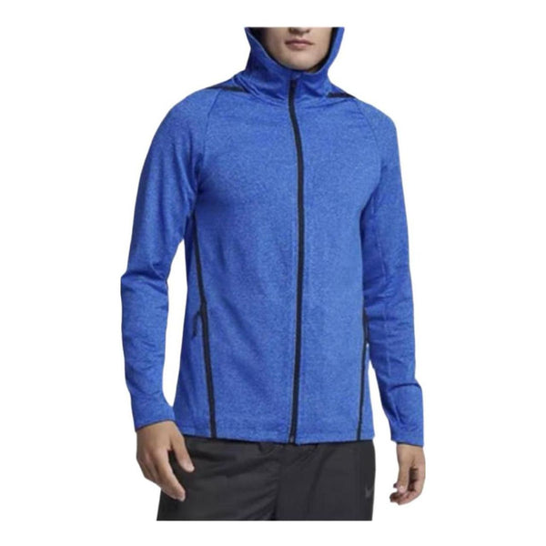 Куртка Nike hooded zipper jacket 'Blue', синий куртка adidas th 99 comm wvjk hooded zipper cardigan blue синий