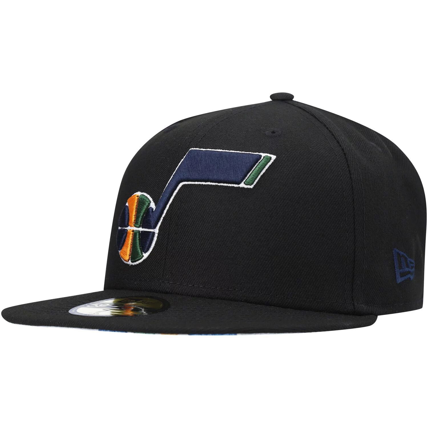 

Мужская облегающая шляпа New Era Black Utah Jazz Team Wordmark 59FIFTY