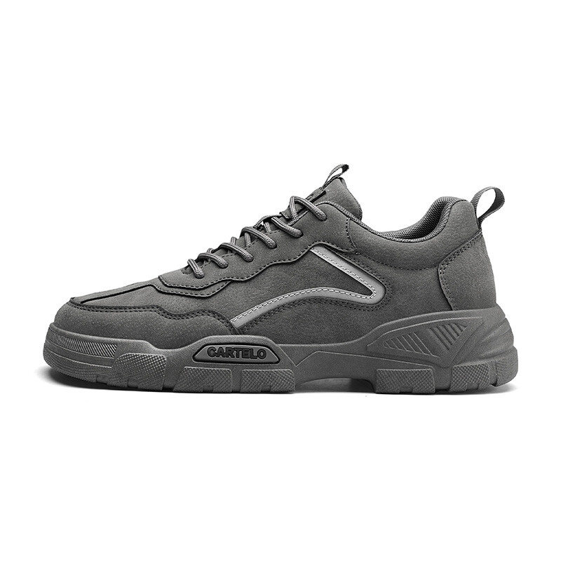 

Кроссовки CARTELO/Catilla crocodile Lifestyle Shoes Men Low-top, серый