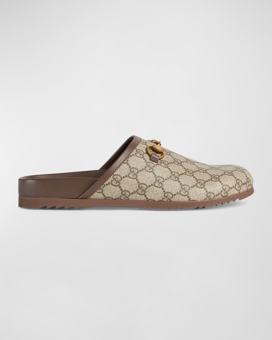 

Мужские тапочки River GG Horsebit Gucci