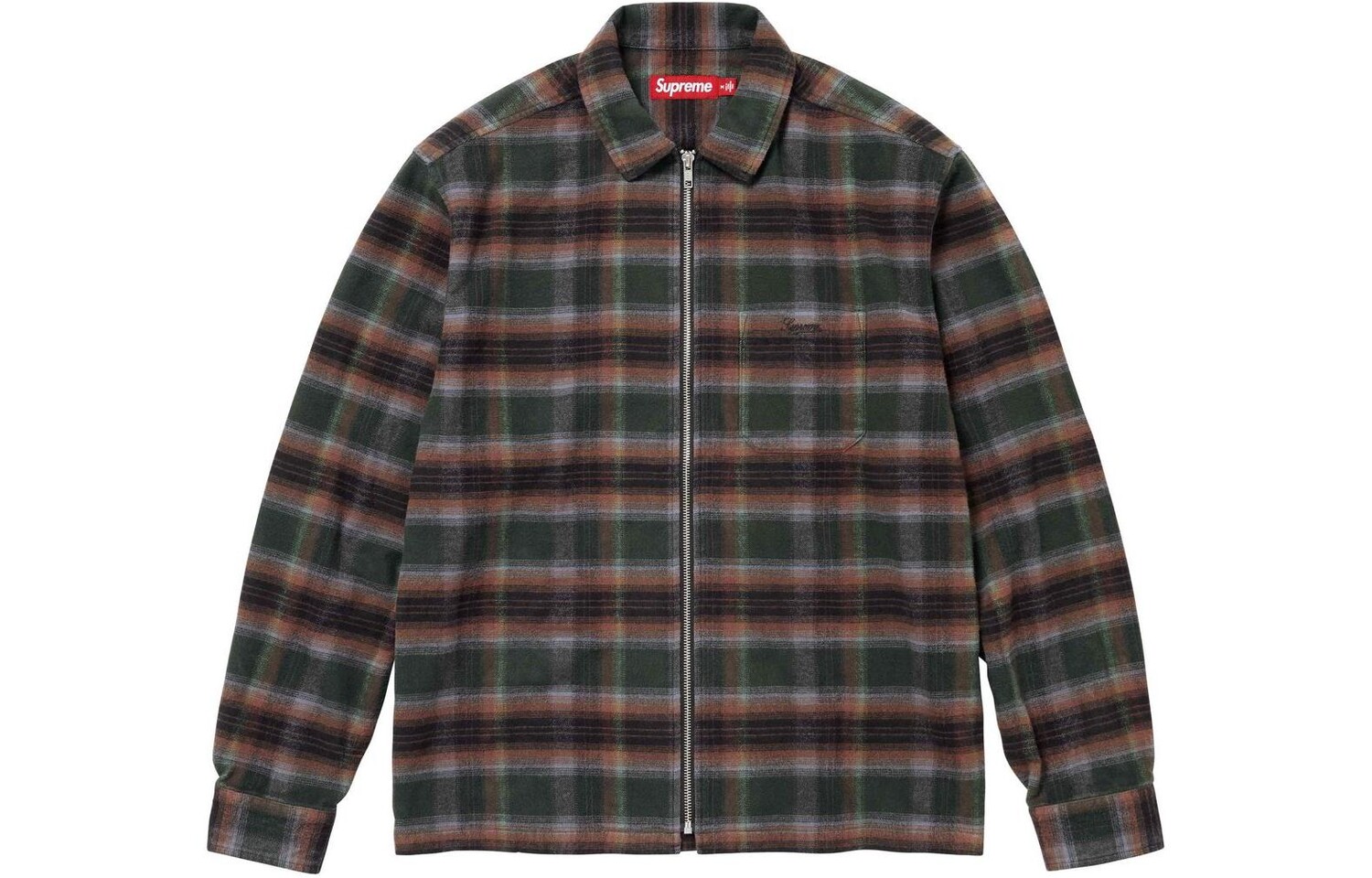

SS24 Рубашка унисекс Supreme, оливково-зеленый