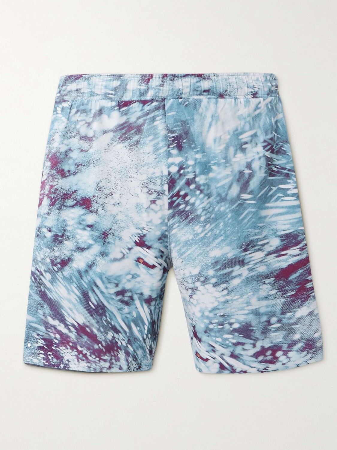 

6-дюймовые прямые шорты Surge Recycled-Swift с принтом LULULEMON, синий