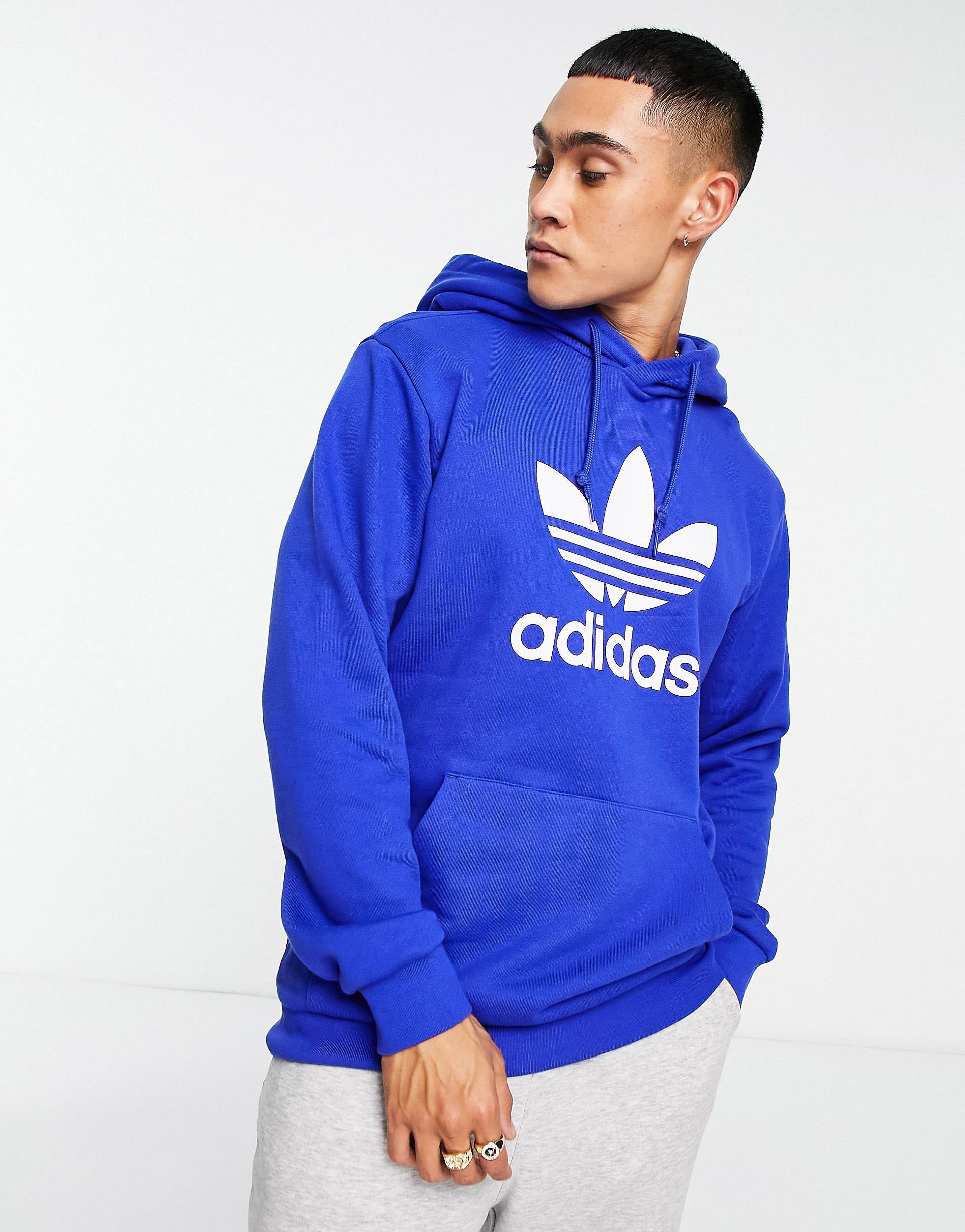 

Худи синего цвета adidas Originals adicolor