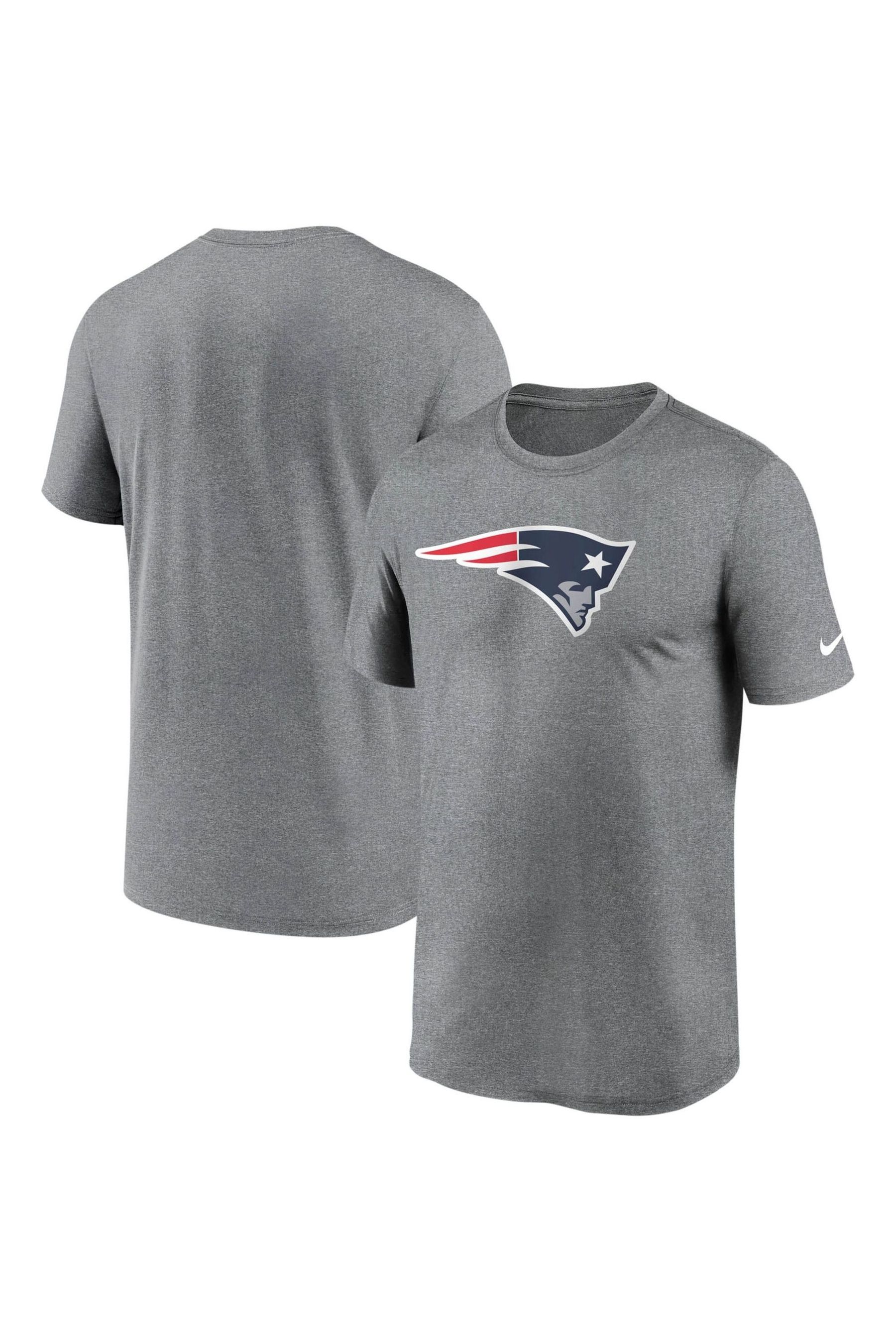 

Футболка Nike Fanatics New England Patriots с логотипом Legend Nike, серый