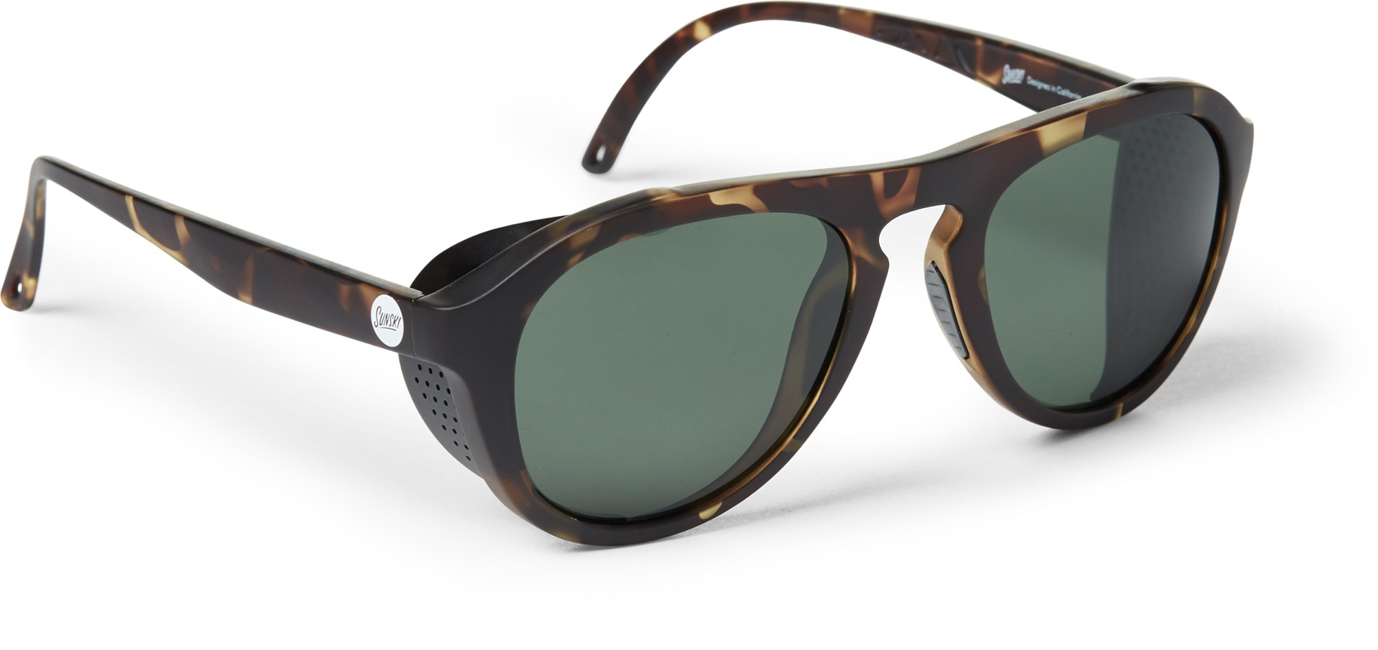 цена Поляризационные солнцезащитные очки Treeline Sunski, коричневый