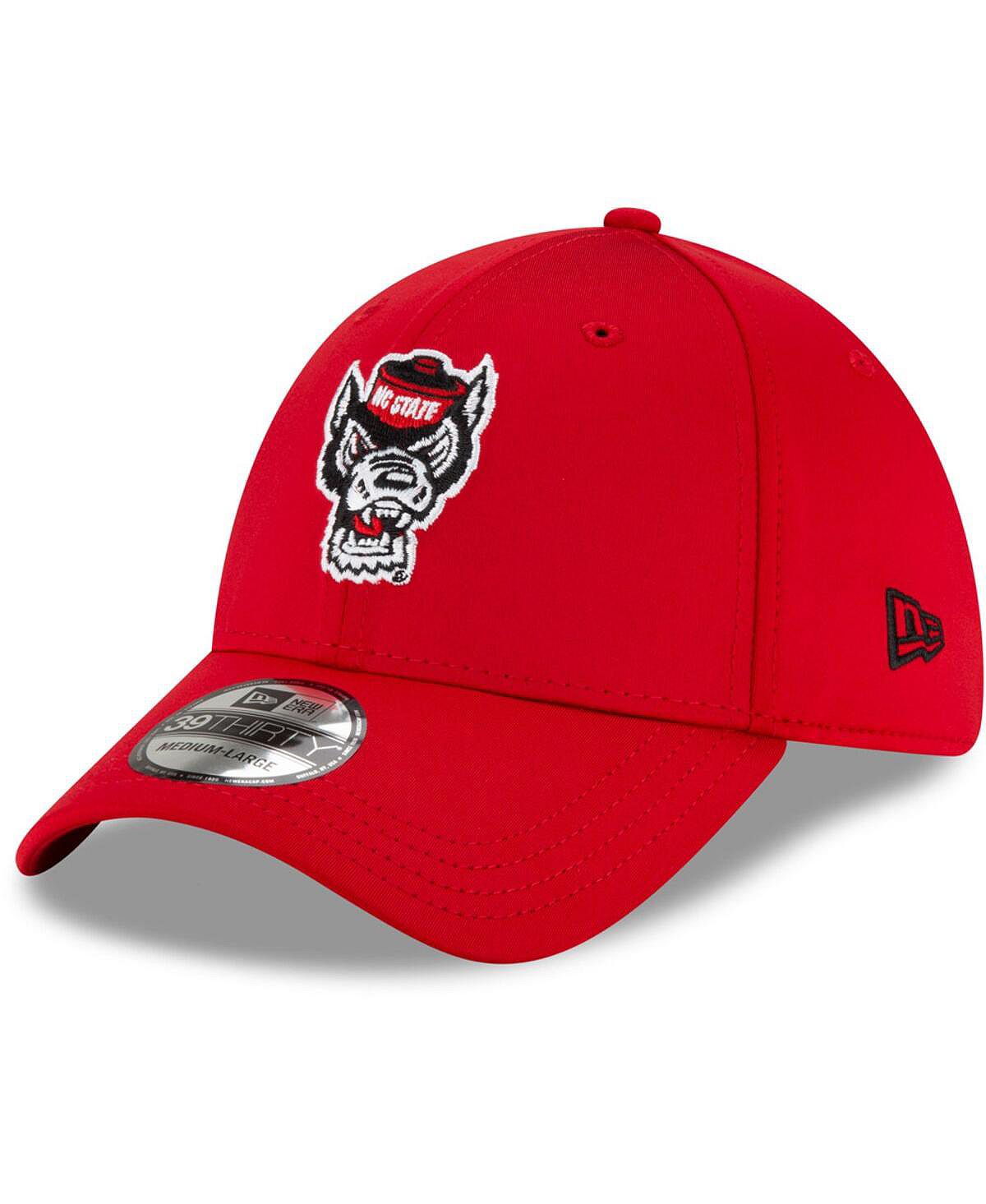 

Мужская красная гибкая шляпа NC State Wolfpack Campus Preferred 39THIRTY New Era