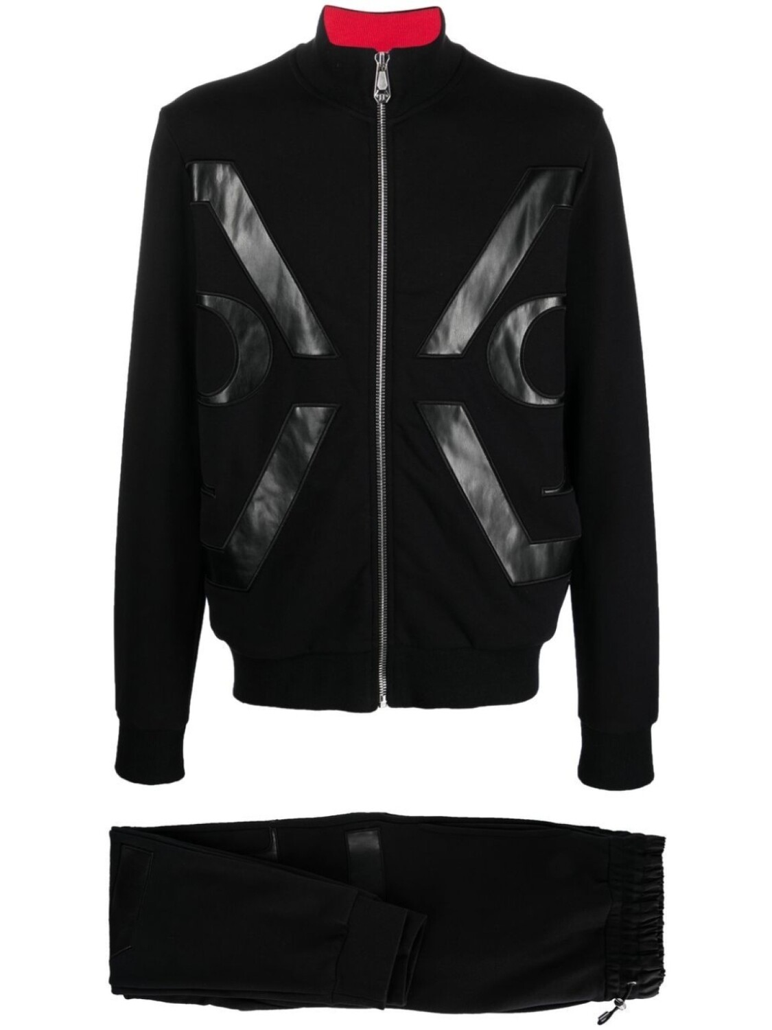 

Philipp Plein спортивный костюм Hexagon на молнии, черный