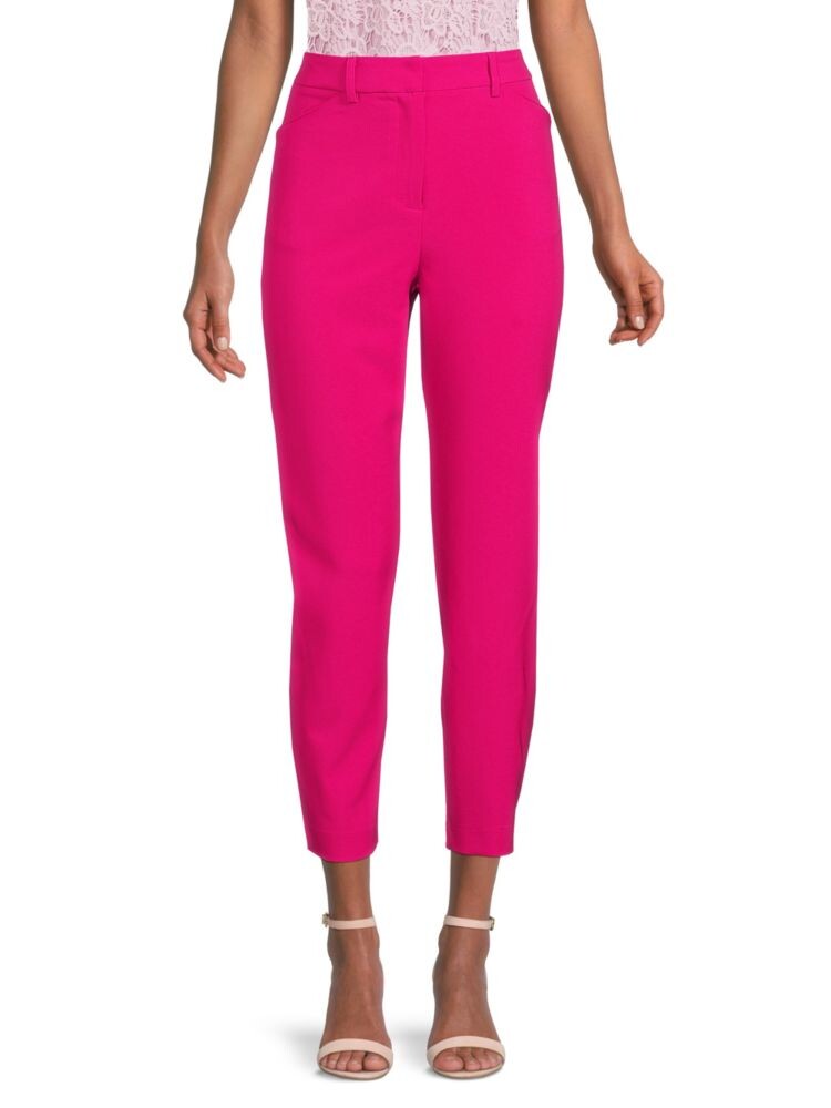 

Однотонные укороченные брюки Nanette Nanette Lepore, цвет Desire Pink