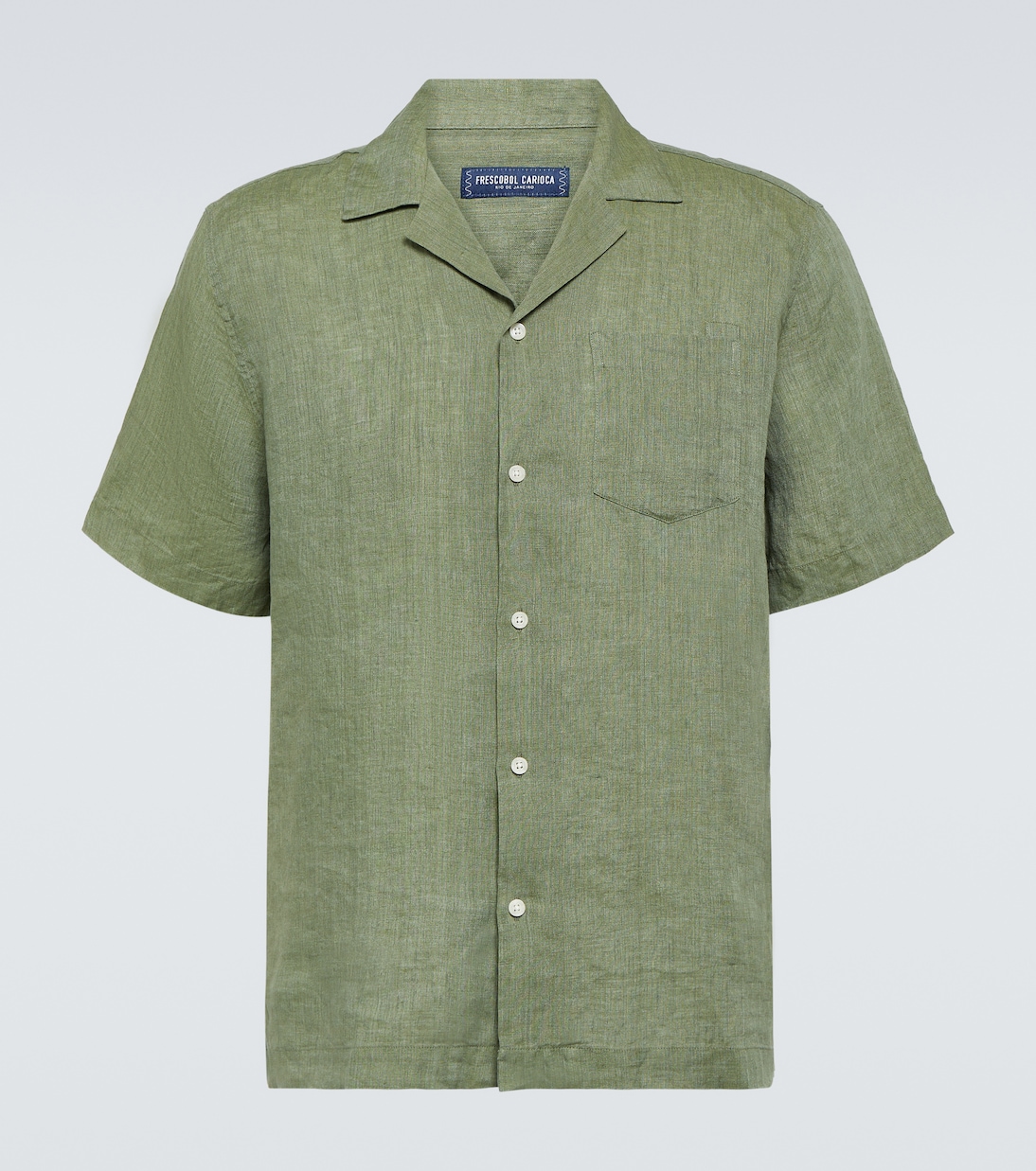 Льняная рубашка angelo Frescobol Carioca, зеленый