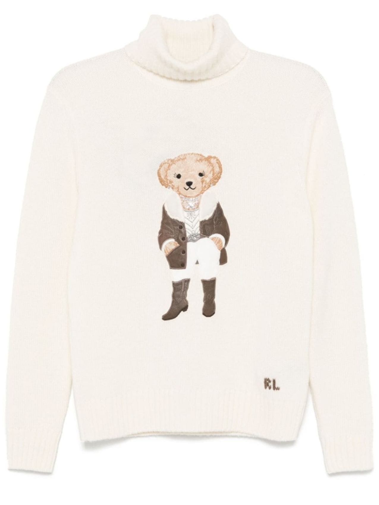 

Свитер с аппликацией Polo Bear от Ralph Lauren Collection, белый