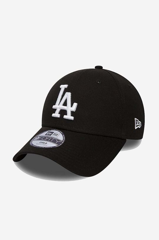 

New Era Детская хлопковая бейсболка, черный