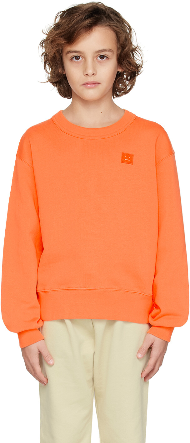 

Детская толстовка с нашивкой Acne Studios, цвет Orange