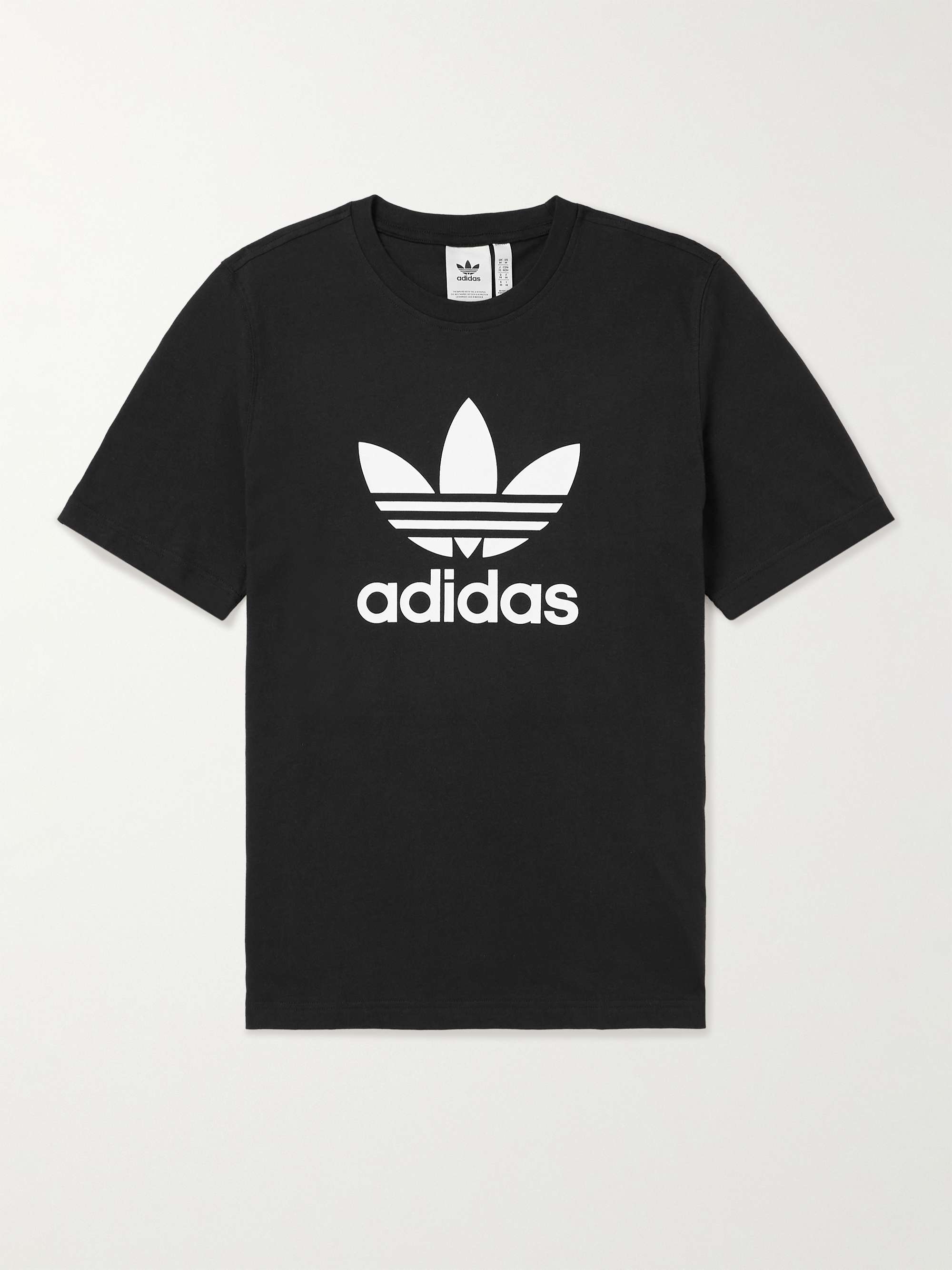 

Футболка Adicolor Classics из хлопкового джерси с логотипом и принтом ADIDAS ORIGINALS, черный