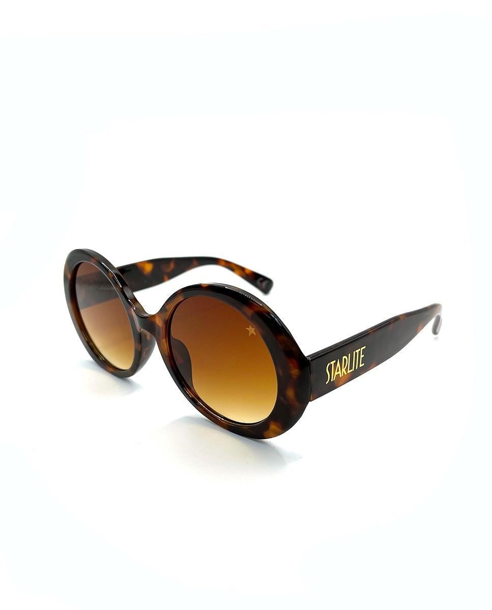цена Коричневые круглые женские солнцезащитные очки Starlite Starlite, коричневый