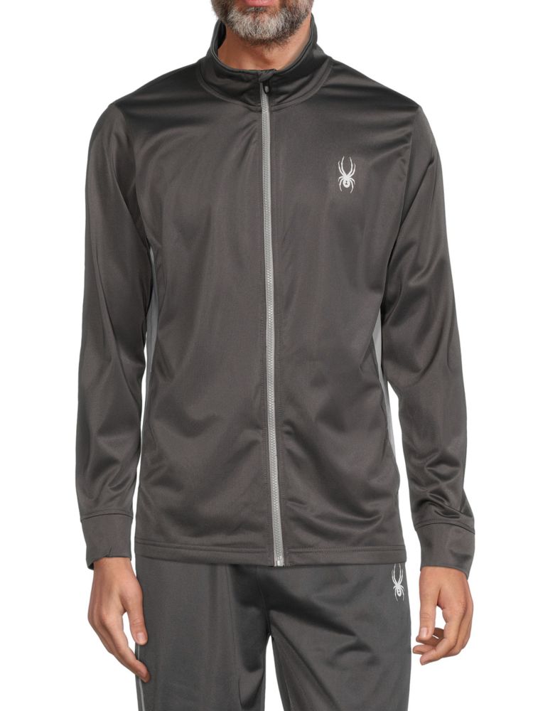 Спортивная куртка на полной молнии Spyder, цвет Polar Grey