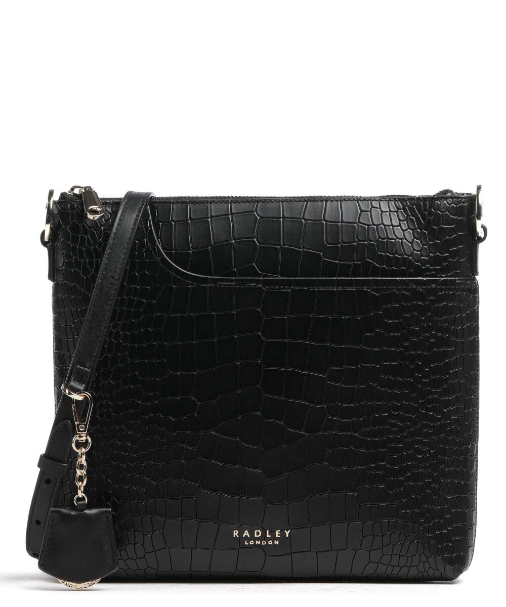 

Сумка через плечо Pockets 2.0 из тисненой кожи Radley London, черный