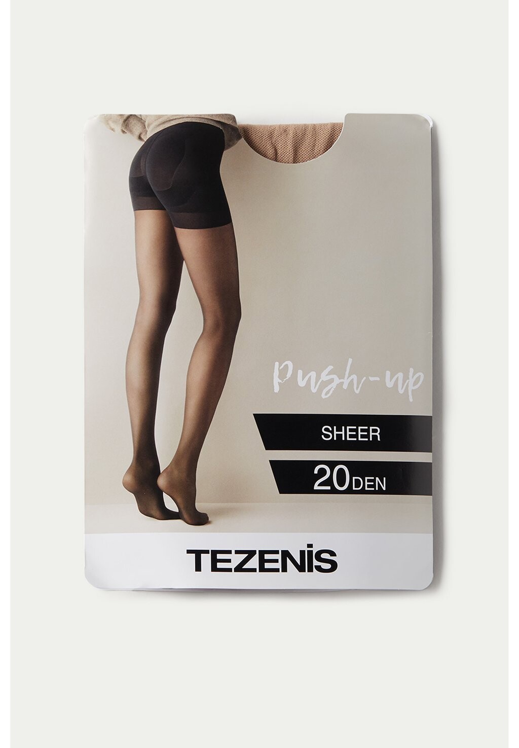 

Колготки 20 DEN PUSH-UP Tezenis, пестрый бежевый