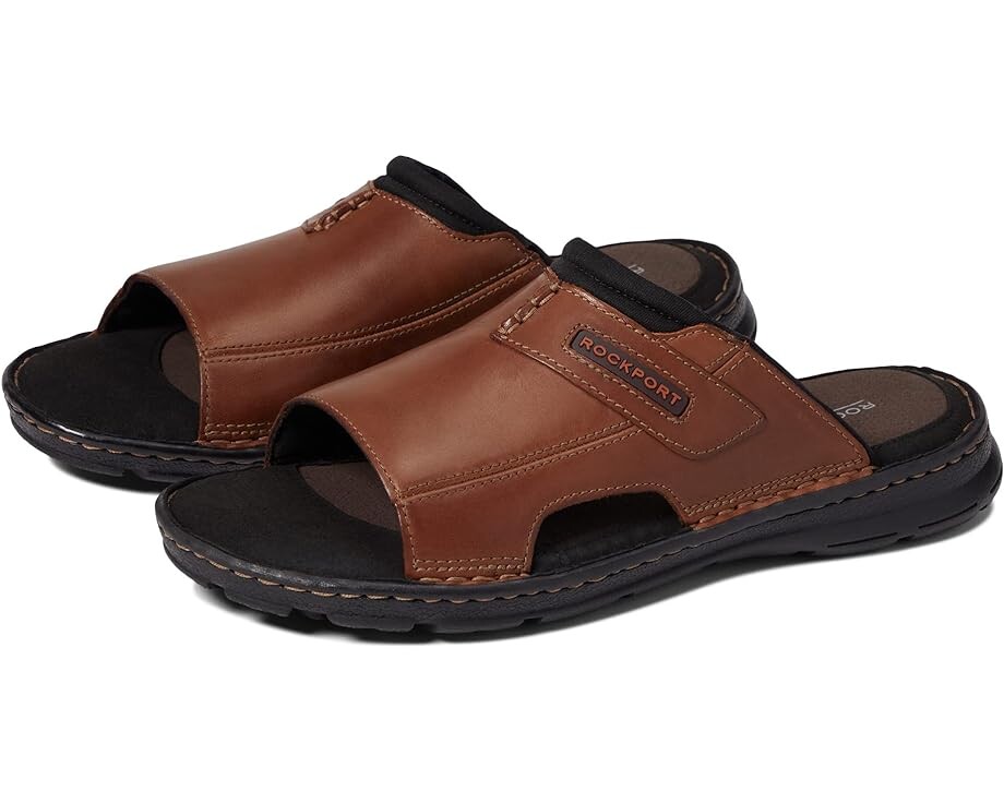 Сандалии Rockport Darwyn Slide 2, цвет Coach Brown