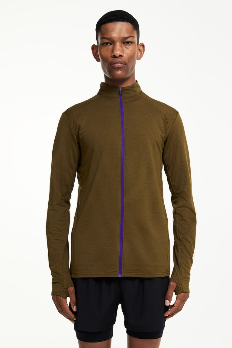 

Спортивная футболка DryMove на молнии H&M