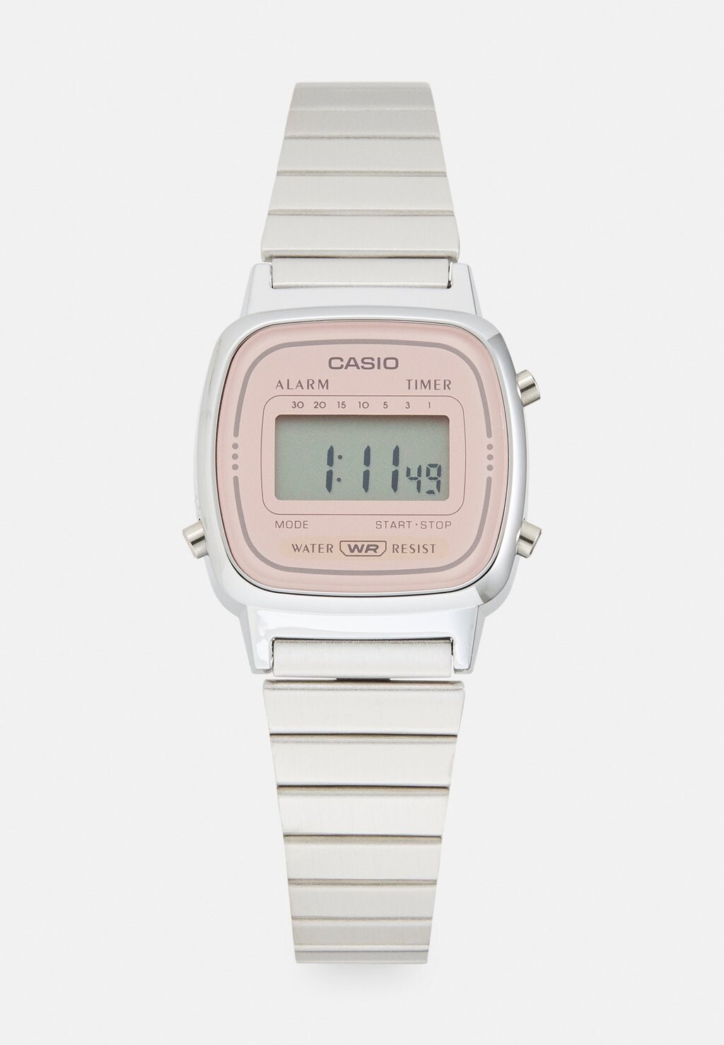 

Цифровые часы La670Wea Casio, цвет silver-coloured/rosa