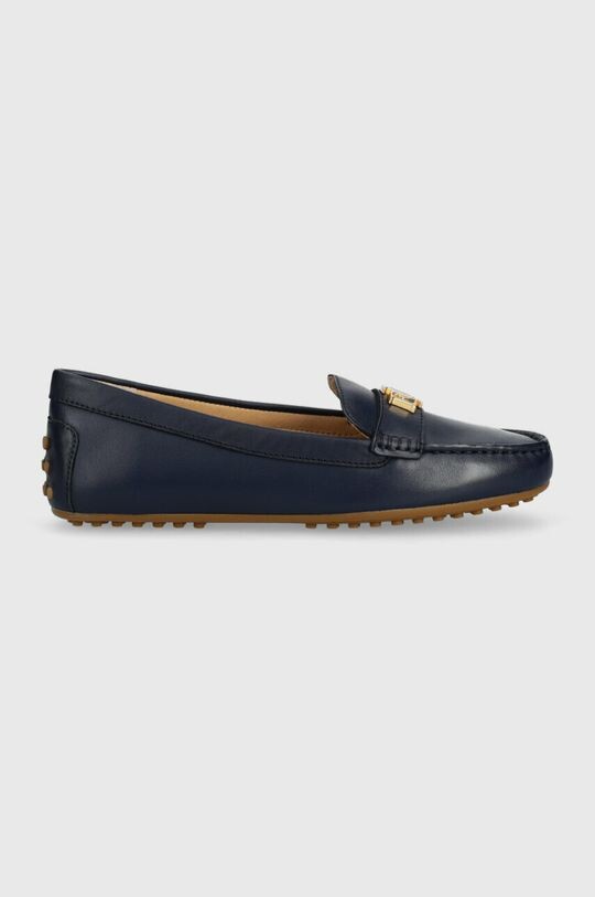 

Кожаные мокасины Barnsbury Lauren Ralph Lauren, темно-синий