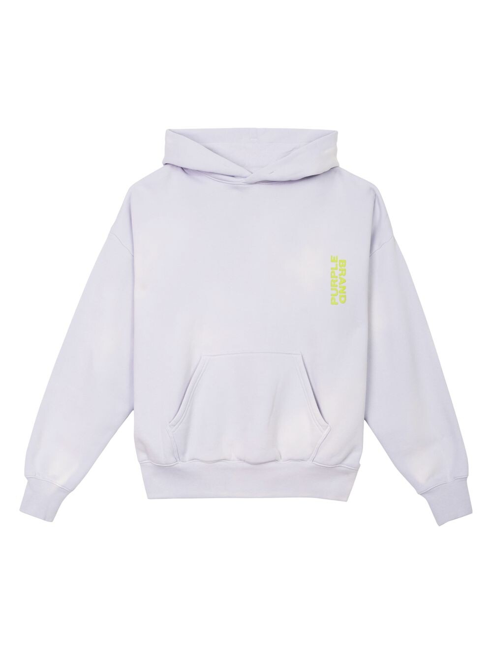 

Худи из плотного флиса с логотипом Purple Brand, серый
