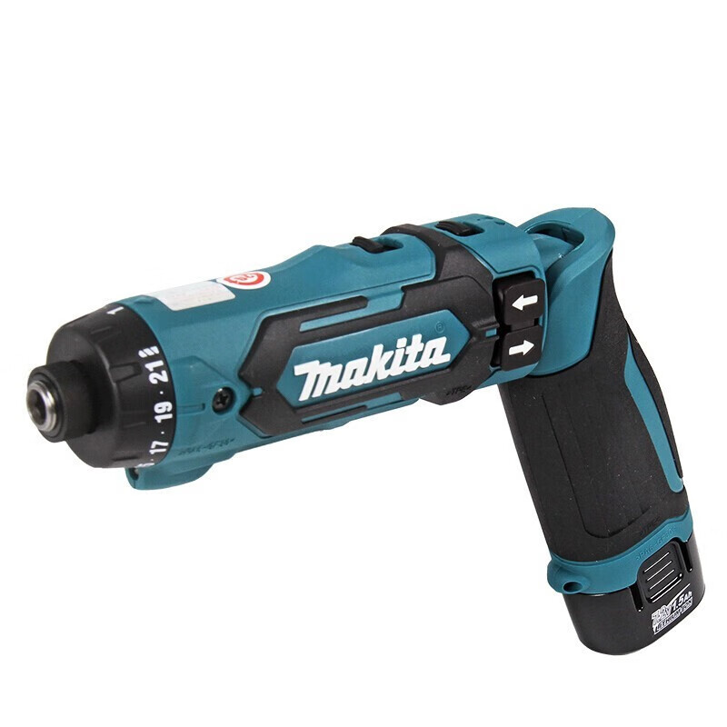 Отвертка складная Makita DF012DSE + два аккумулятора 7,2V/1.5Ah, зарядное устройство