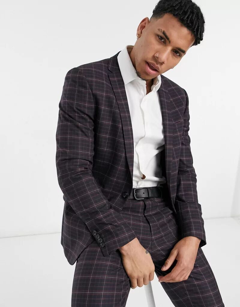 

Пиджак в клетку River Island