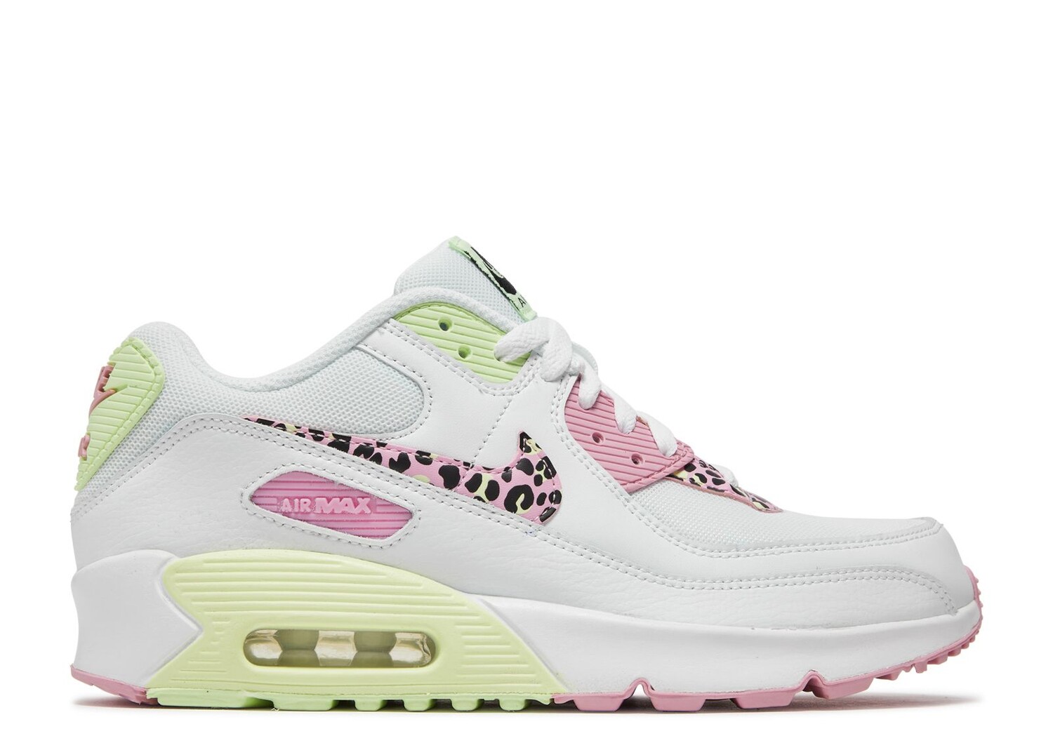 

Кроссовки Nike Air Max 90 Gs 'Pink Barely Volt', белый