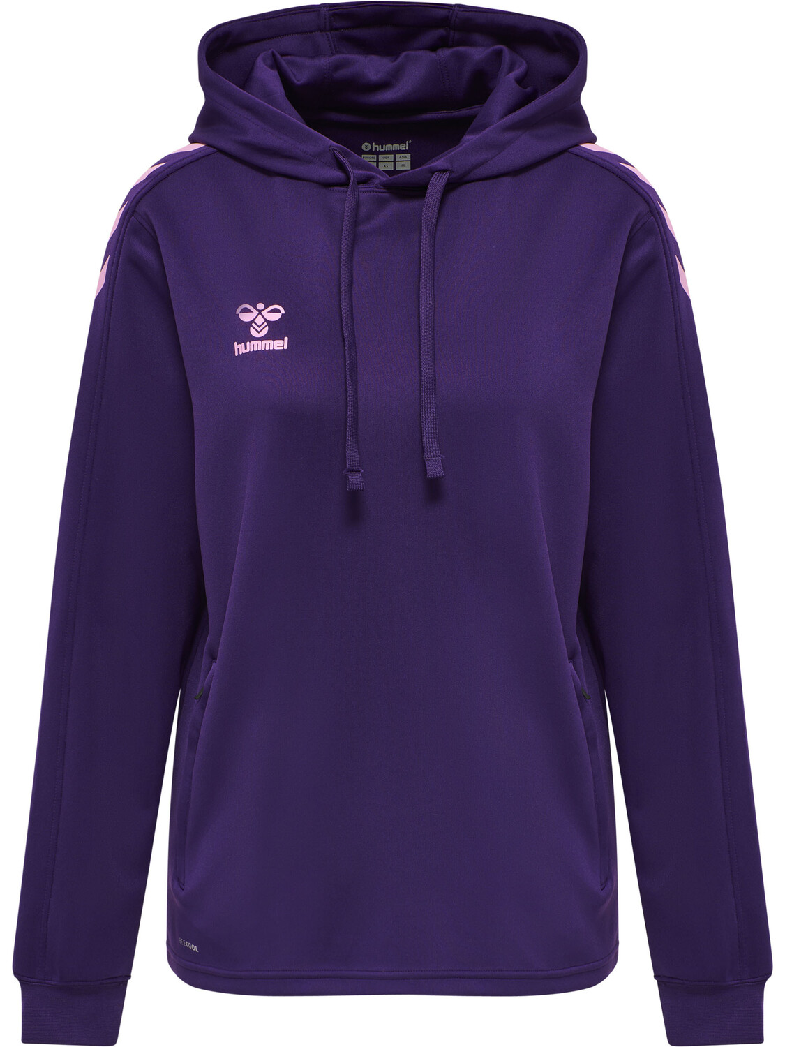 

Толстовка Hummel Hoodie Hmlcore Xk Poly Sweat Hoodie Woman, цвет ACAI