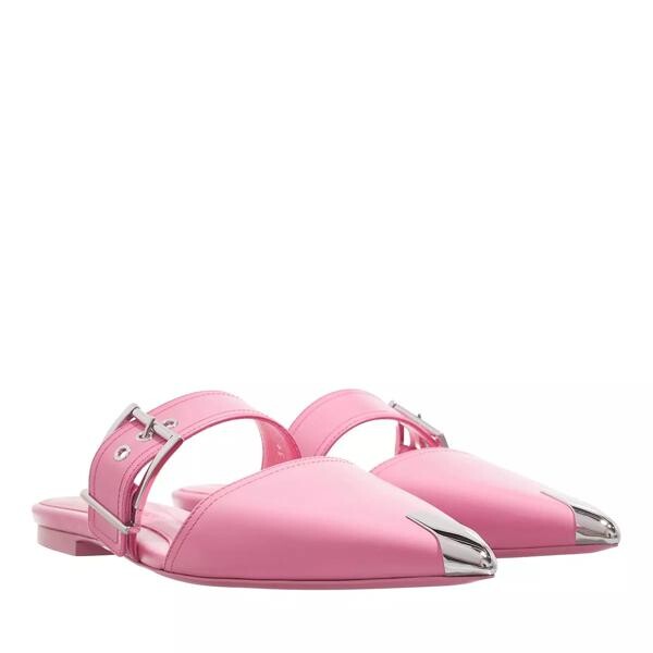 

Туфли mules pink Alexander Mcqueen, розовый