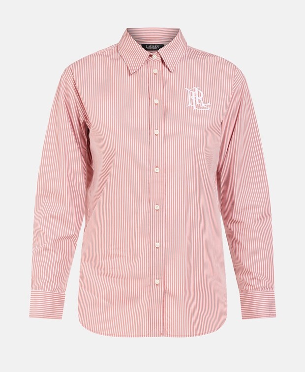 

Рубашка блузка Lauren Ralph Lauren, светло-розовый