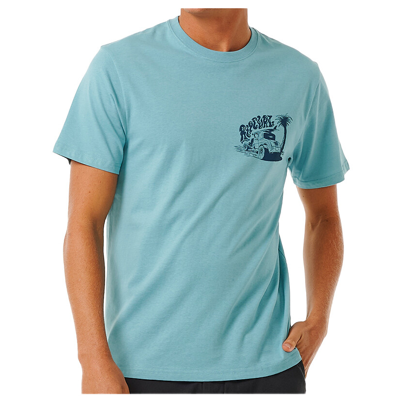 

Футболка Rip Curl Keep On Trucking Tee, цвет Dusty Blue