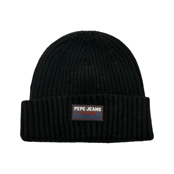 

Шапка Hayes с добавлением шерсти Pepe Jeans London, черный