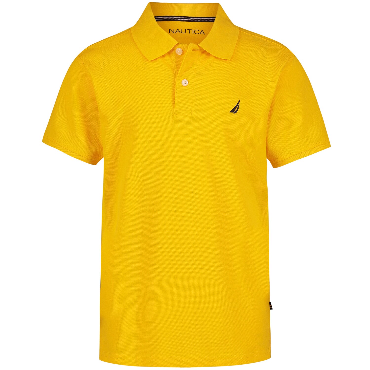 

Однотонная футболка-поло Nautica для мальчиков (8–20), цвет Lemon Pulp