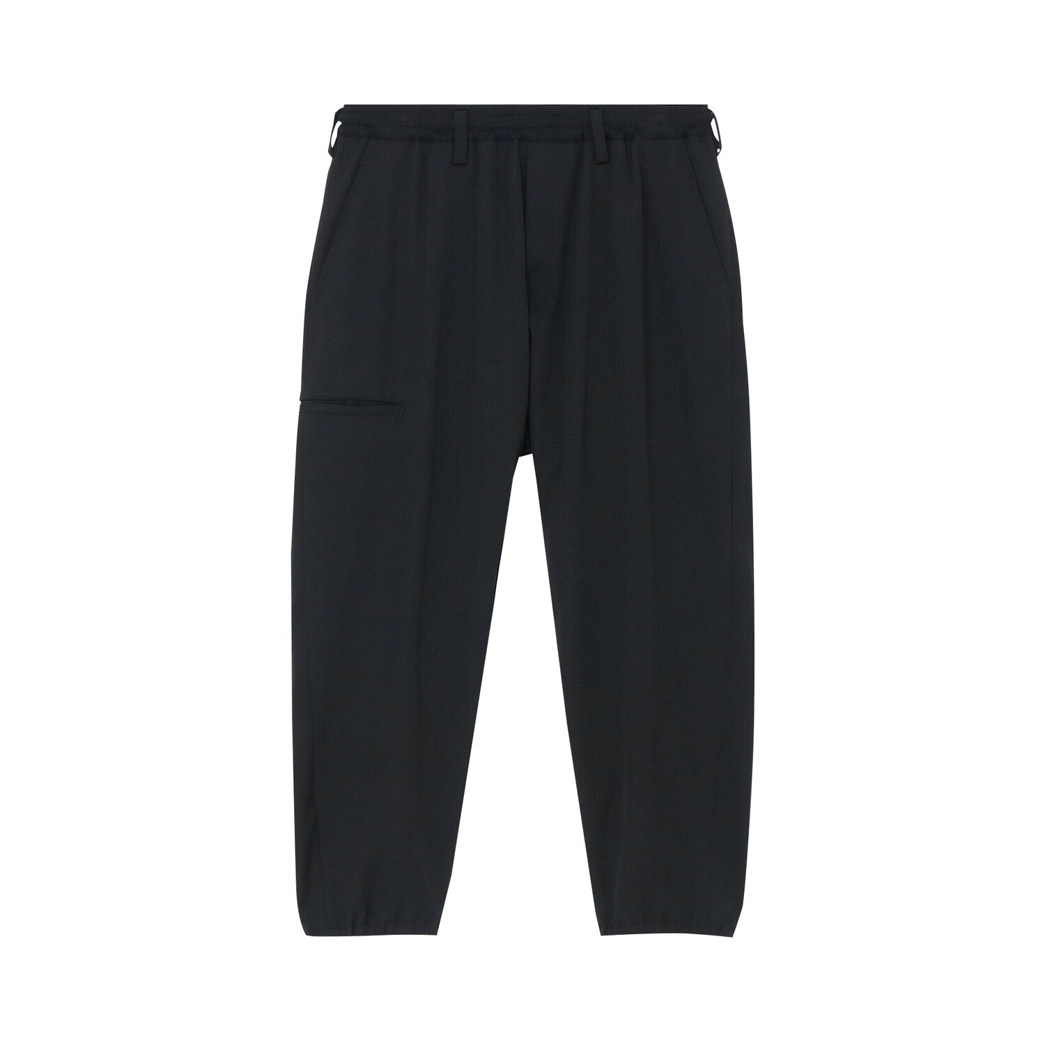 

Брюки из шерстяного габардина Yohji Yamamoto, цвет Черный