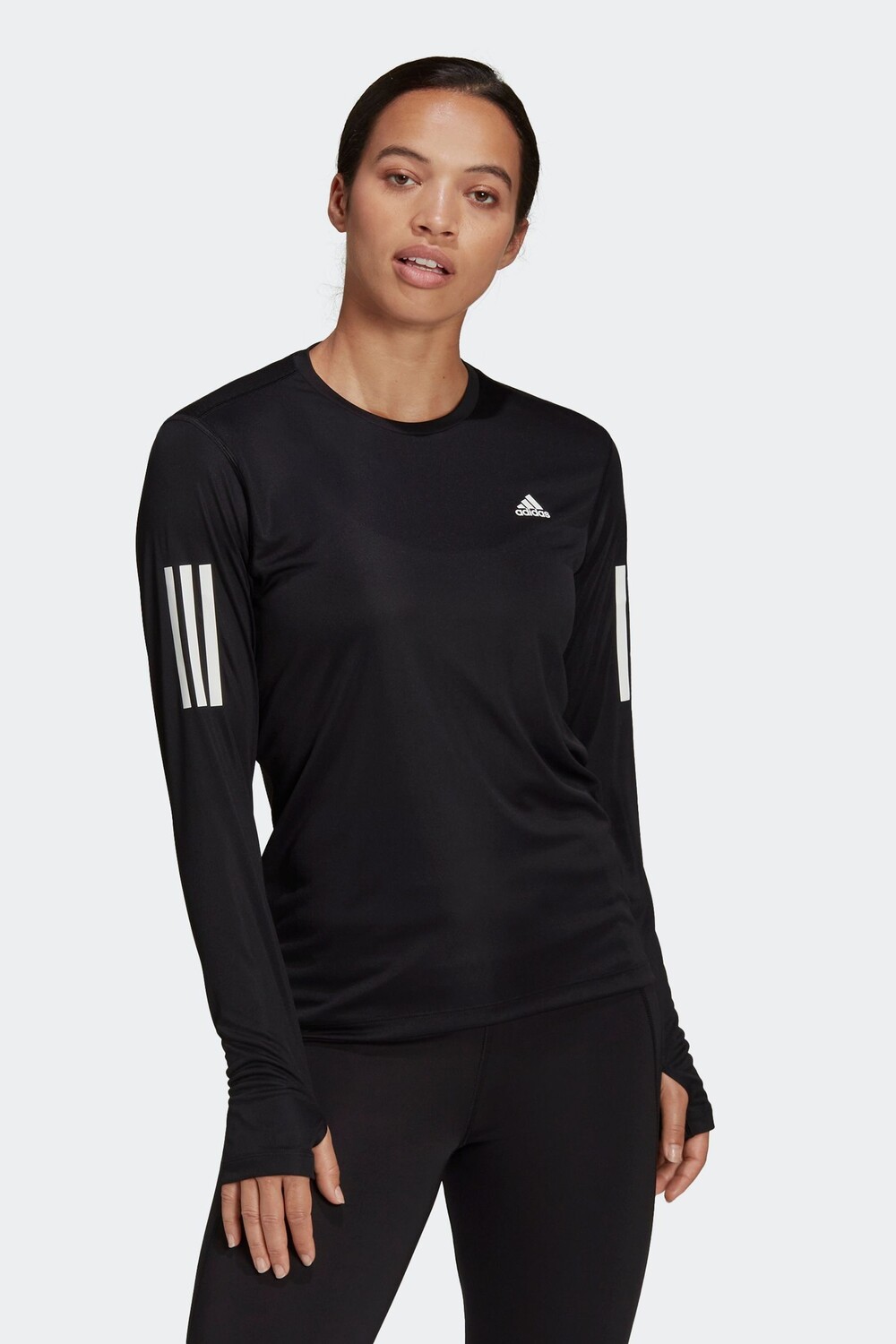 

Футболка с длинными рукавами Performance Running Own The Run adidas, черный