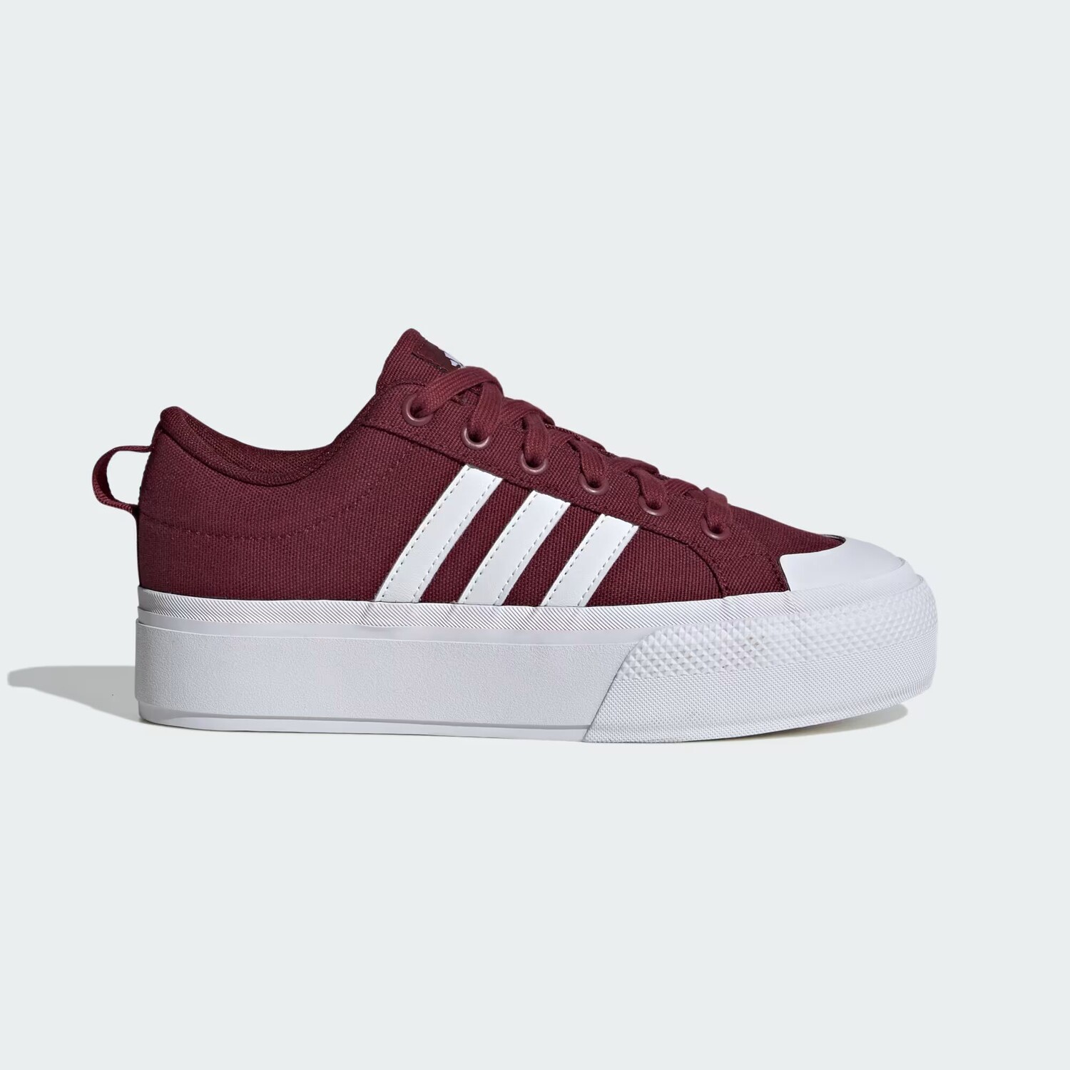 

Туфли на платформе Bravada 2.0 Adidas, цвет Shadow Red/Cloud White/Cloud White