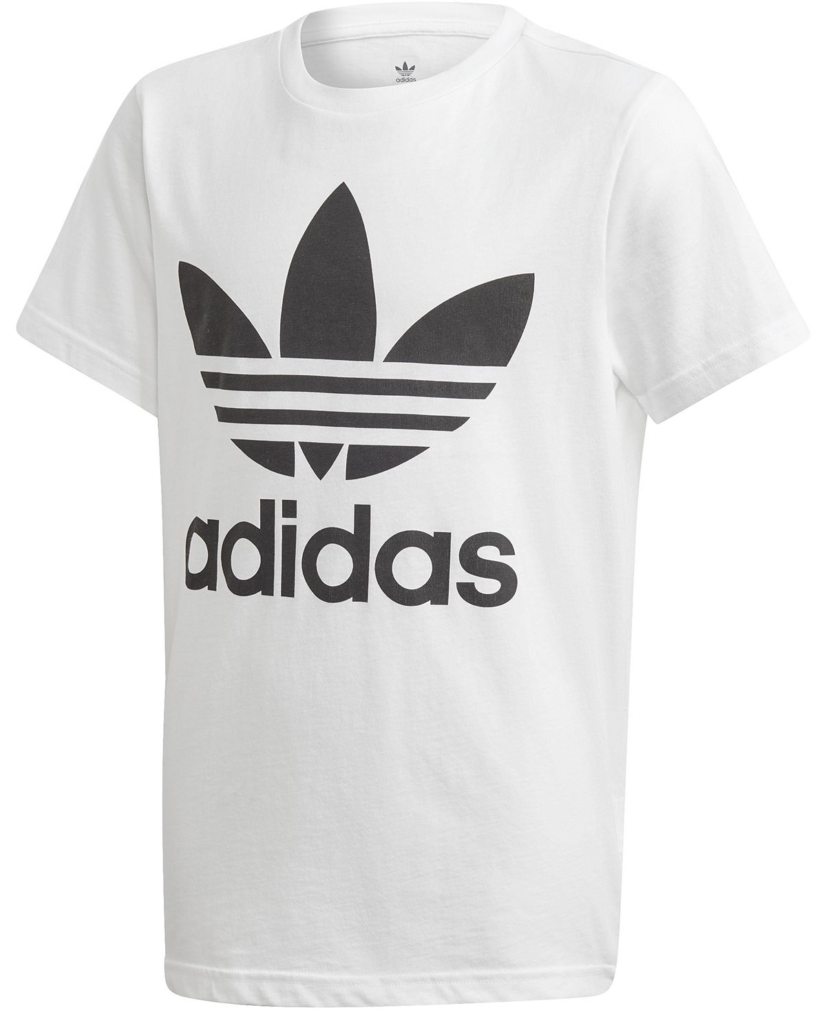 Хлопковая футболка с логотипом Big Boys adidas