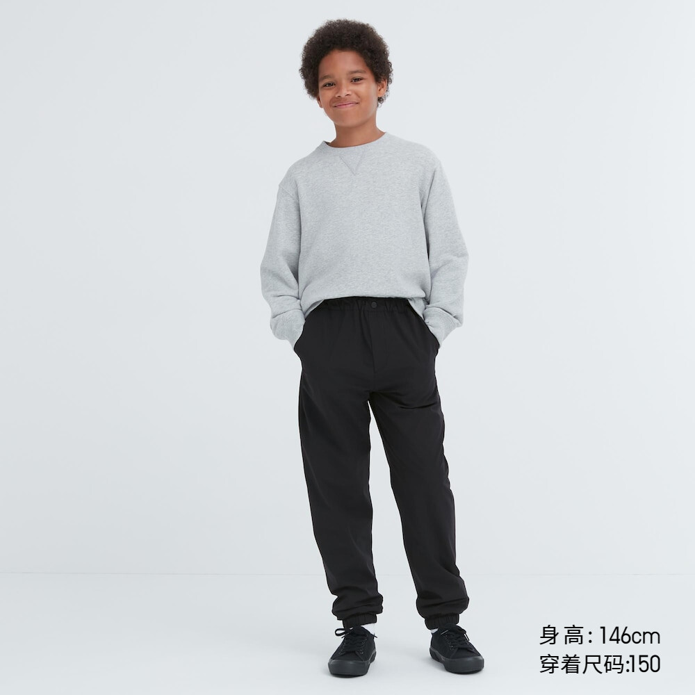 

Брюки Uniqlo унисекс эластичные теплые, черный