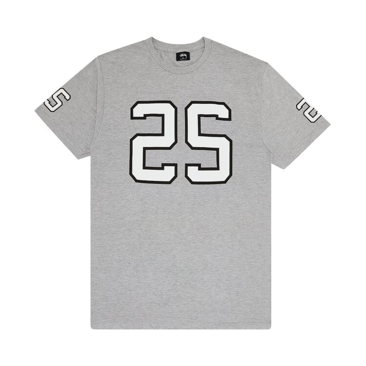 

Футболка Stussy Jersey 'Grey Heather', серый