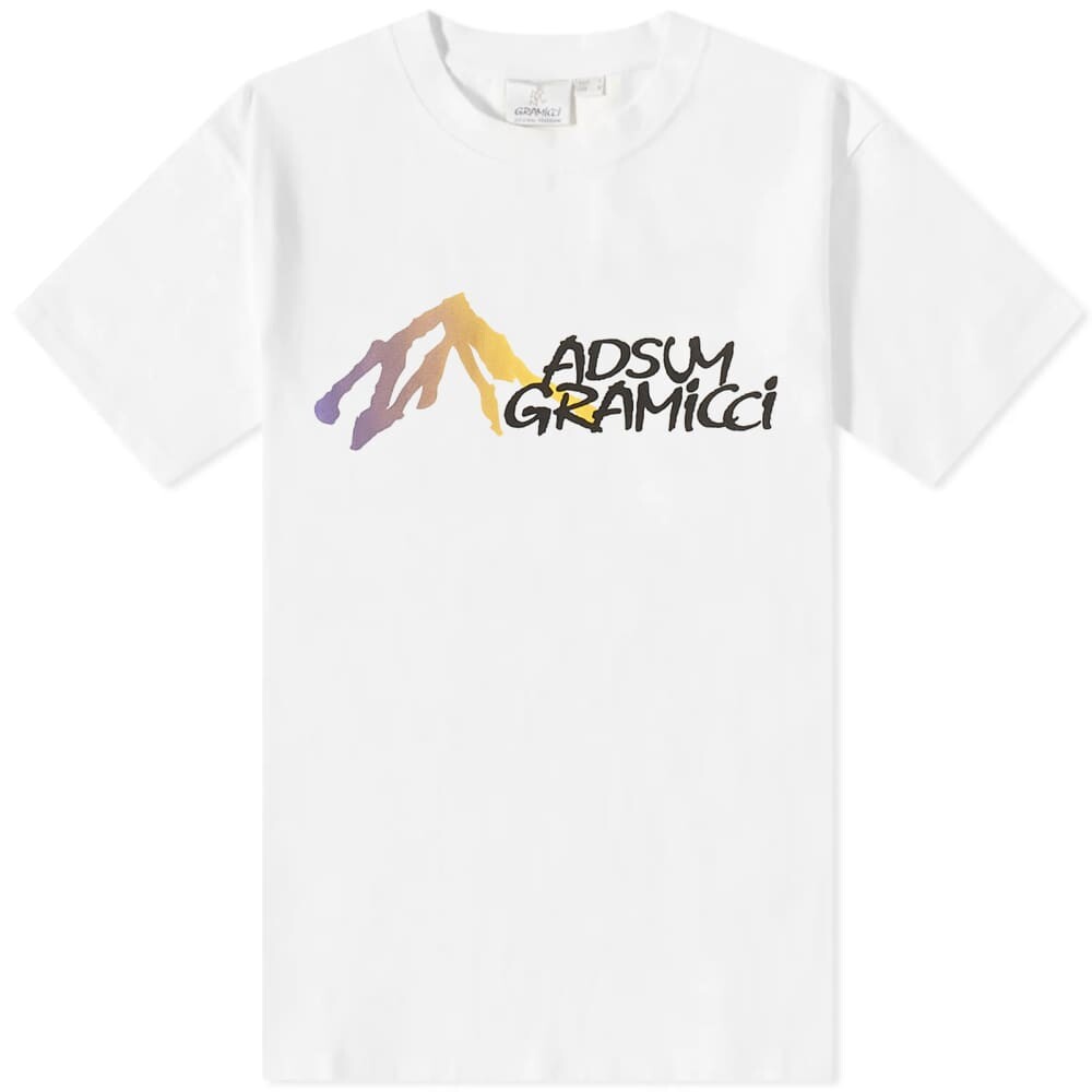 

Футболка с фирменной символикой Gramicci x Adsum, белый