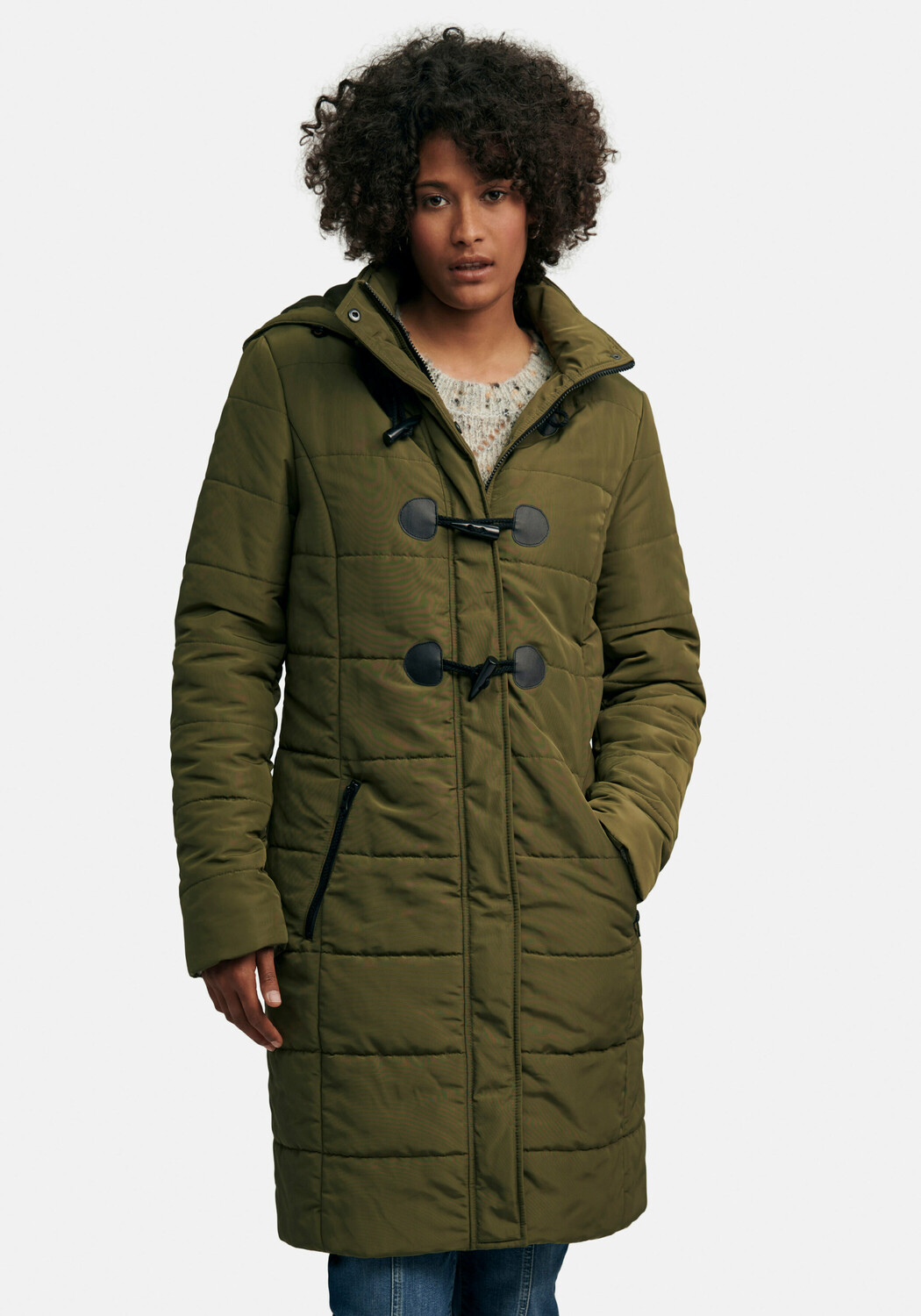 

Пуховик EMILIA LAY Kurzmantel Jacket, оливковый