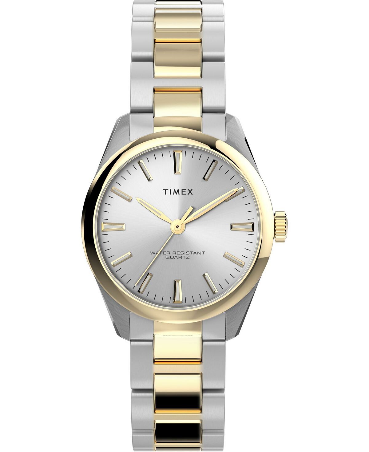 

Женские двухцветные часы-браслет из нержавеющей стали City 32 мм Timex