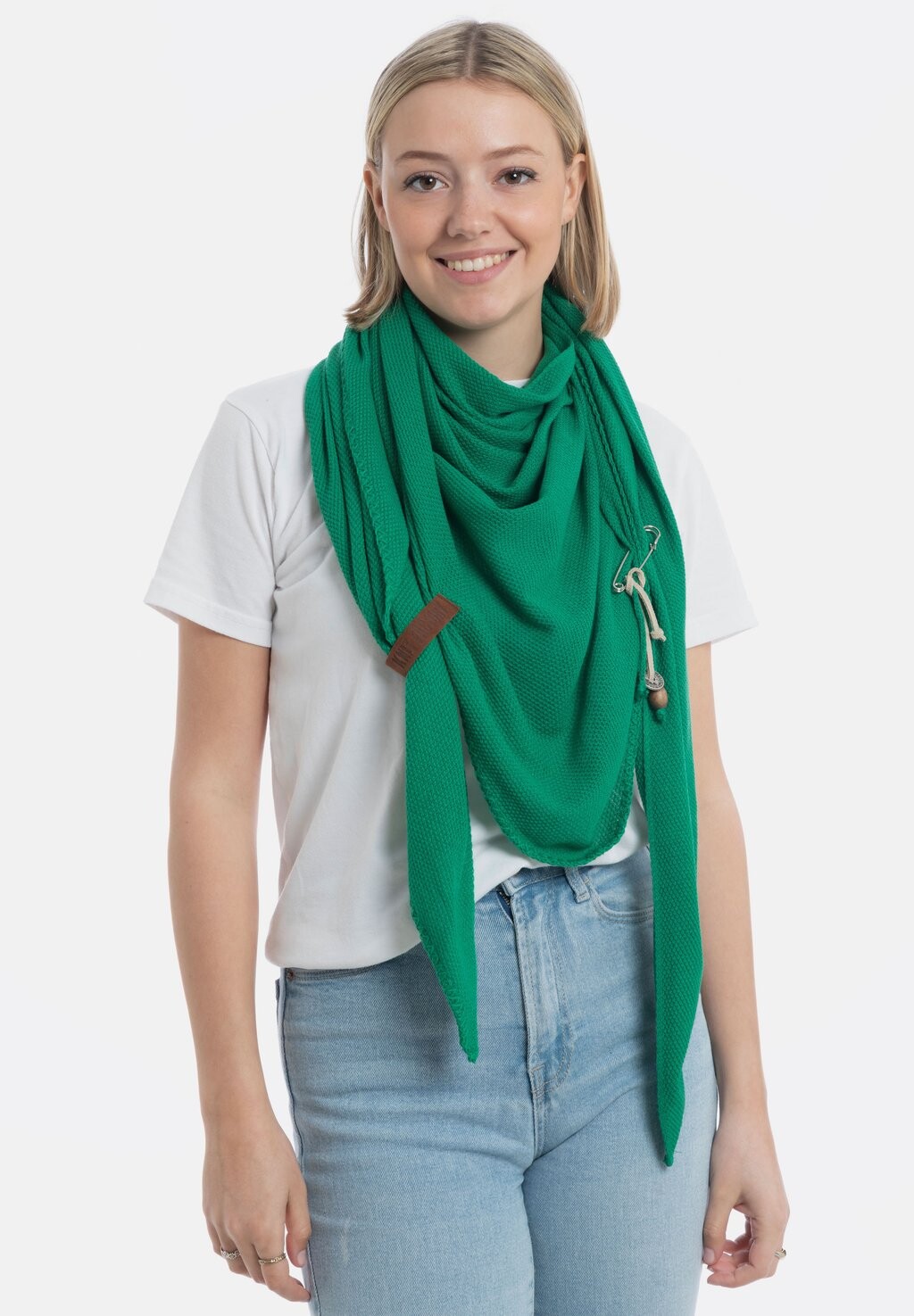 

Шарф LOLA Knit Factory, цвет bright green