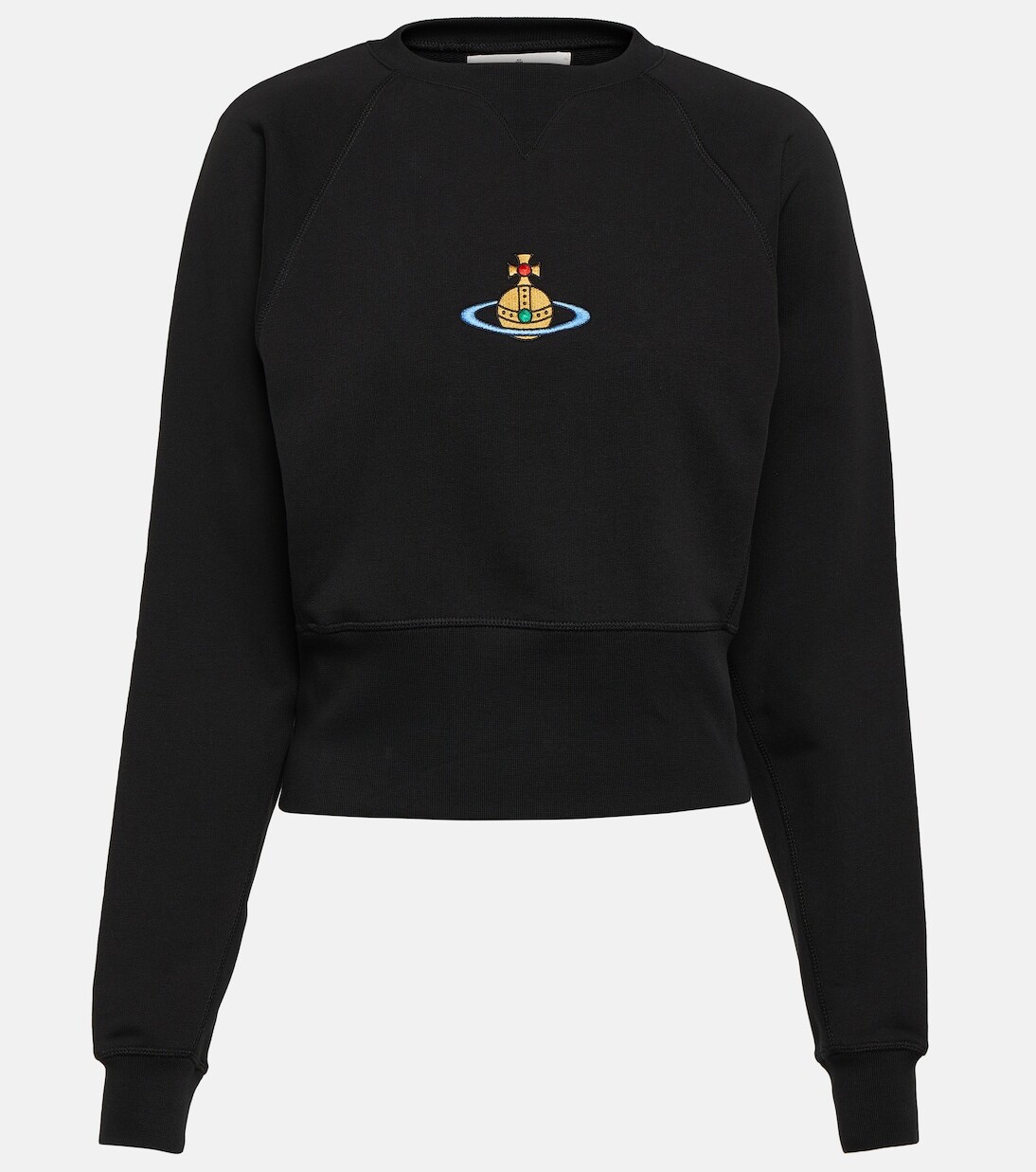 

Укороченная толстовка с логотипом Vivienne Westwood, черный