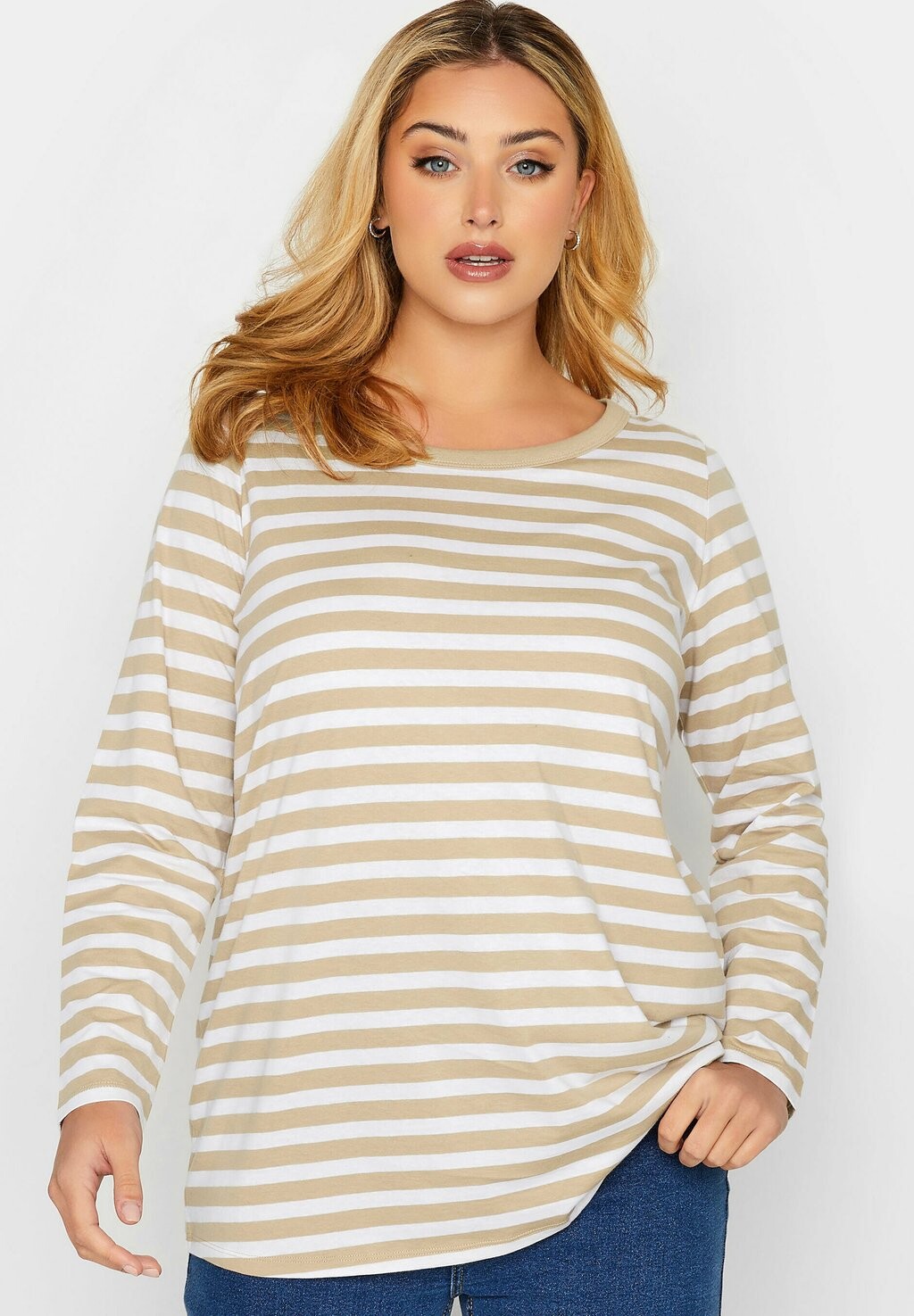

Рубашка с длинным рукавом Yours Clothing, коричневый