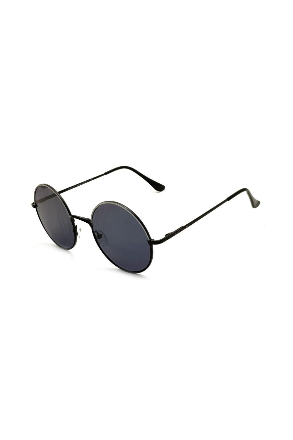 круглые солнцезащитные очки journeyman east village серебро Круглые солнцезащитные очки Journeyman East Village, черный