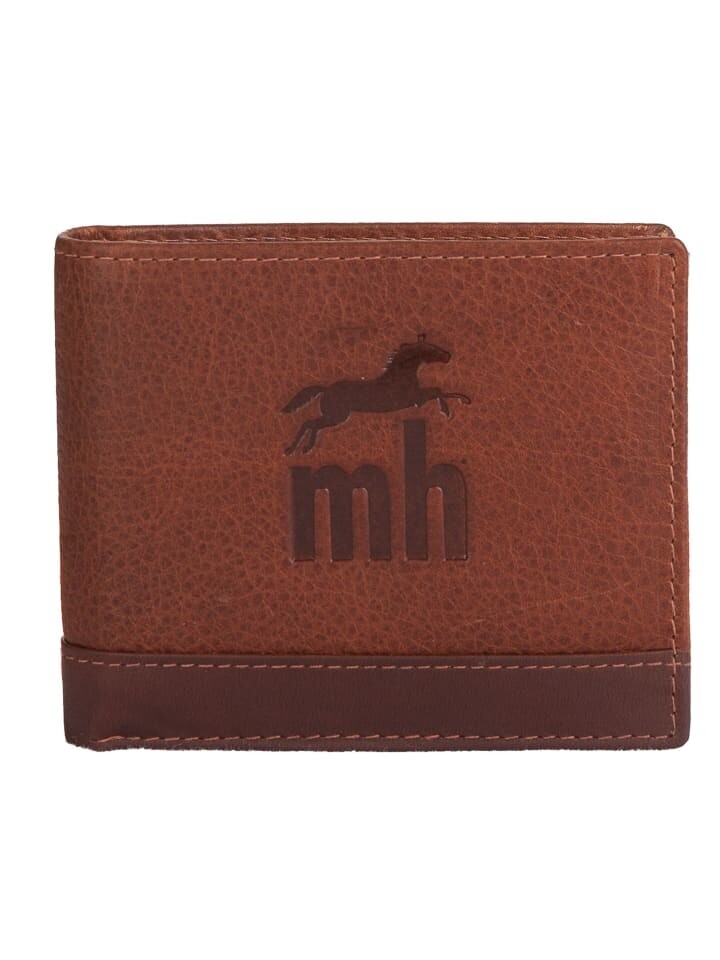

Портмоне mh michael heinen Premium Leder hochwertig, цвет tan & dark brown