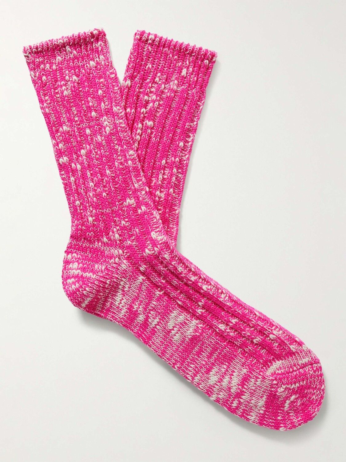 

Носки в рубчик из смесового хлопка ROSTERSOX, розовый